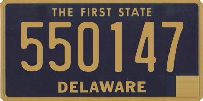 DE license plate 550147