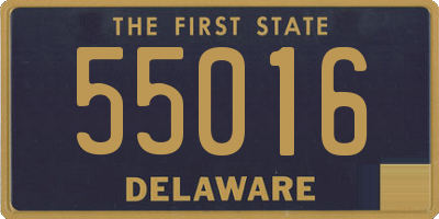 DE license plate 55016