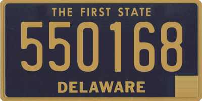 DE license plate 550168