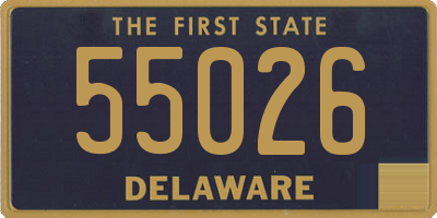 DE license plate 55026