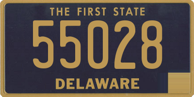 DE license plate 55028