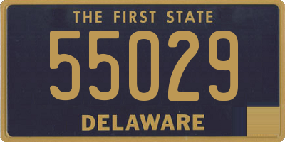 DE license plate 55029
