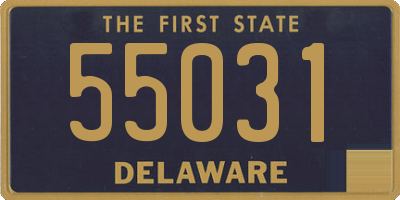 DE license plate 55031