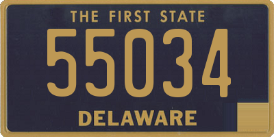 DE license plate 55034