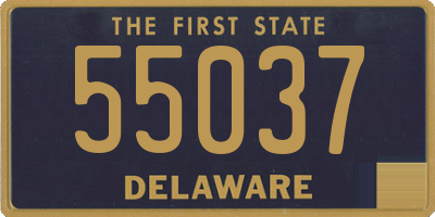 DE license plate 55037