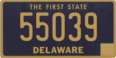 DE license plate 55039