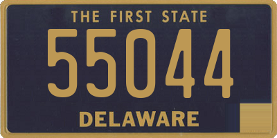 DE license plate 55044