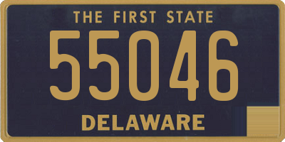 DE license plate 55046