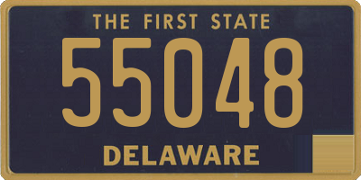 DE license plate 55048