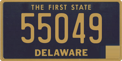 DE license plate 55049