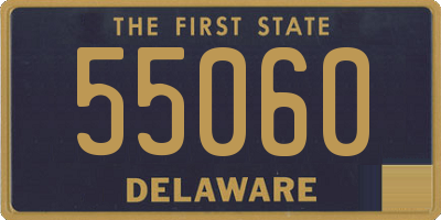 DE license plate 55060