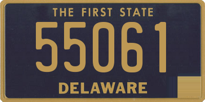 DE license plate 55061