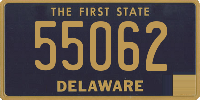 DE license plate 55062