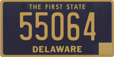 DE license plate 55064