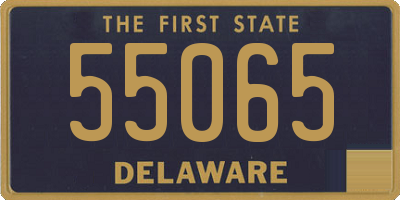 DE license plate 55065