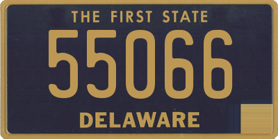 DE license plate 55066