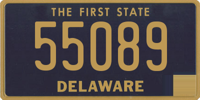 DE license plate 55089