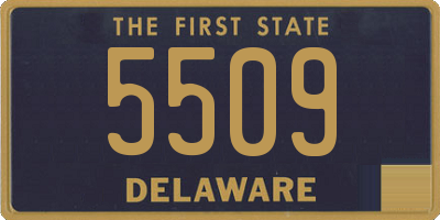DE license plate 5509