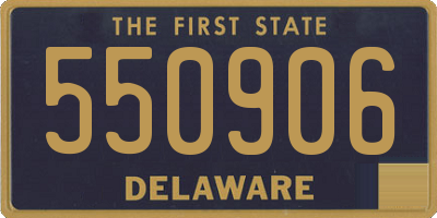 DE license plate 550906