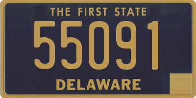 DE license plate 55091