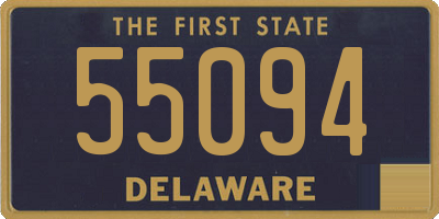 DE license plate 55094