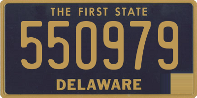 DE license plate 550979