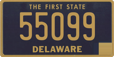 DE license plate 55099