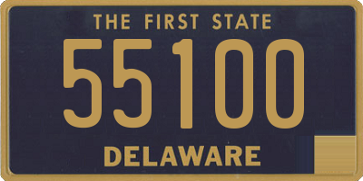 DE license plate 55100