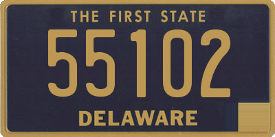 DE license plate 55102