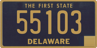 DE license plate 55103