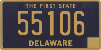 DE license plate 55106