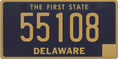 DE license plate 55108