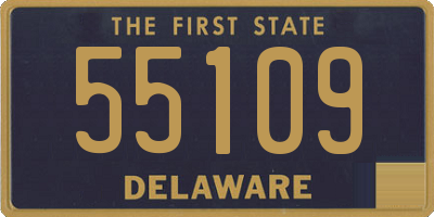 DE license plate 55109