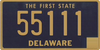 DE license plate 55111