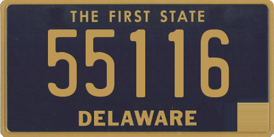 DE license plate 55116