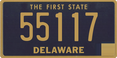 DE license plate 55117