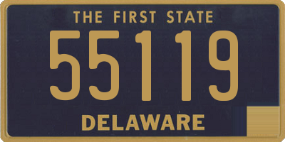 DE license plate 55119