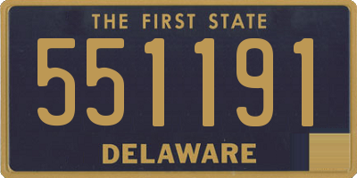 DE license plate 551191