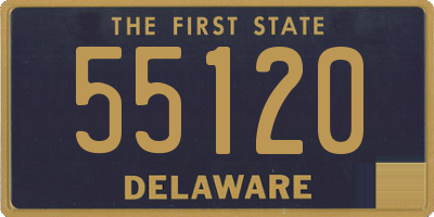 DE license plate 55120