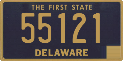 DE license plate 55121