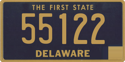 DE license plate 55122