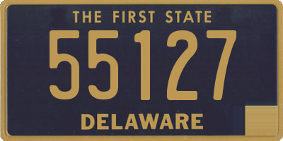 DE license plate 55127