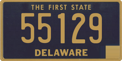 DE license plate 55129