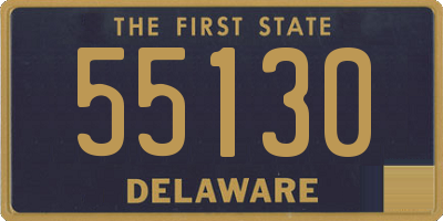 DE license plate 55130