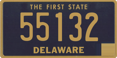 DE license plate 55132