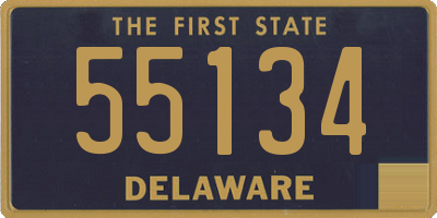 DE license plate 55134