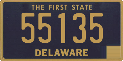 DE license plate 55135