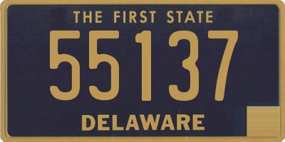 DE license plate 55137