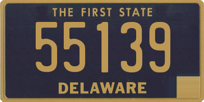 DE license plate 55139