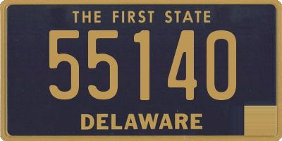 DE license plate 55140